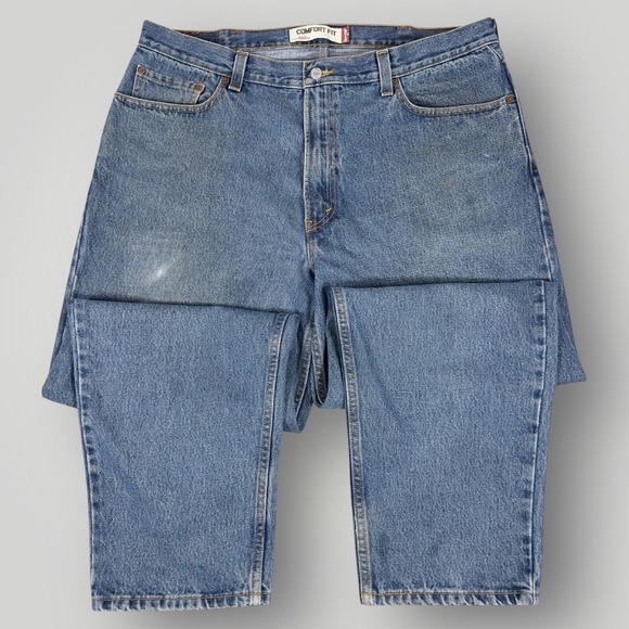 Levis 560 Comfort Fit Jeans Men's  W40‎ X L30 Relaxed Tapered Leg Denim Pants - Picture 4 of 9